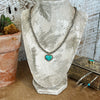 The Sterling Pearls & Turquoise Heart Necklace