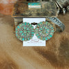 Grande Verde Turquoise Cluster Earrings