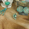 The Verde Turquoise 1/2 Cluster Ring