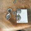 The Sterling Silver Concho Earrings