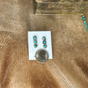 The Sterling & Turquoise Tres Studs