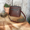 The Catalina Cafe Viejo Tooled Leather Crossbody