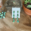 The Sonoran Gold Turquoise Earrings
