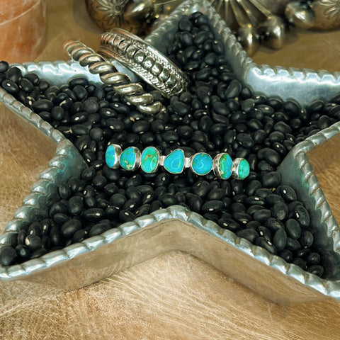 The Sonoran Turquoise Siete Cuff