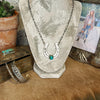 The Sterling & Turquoise Horseshoe Necklace