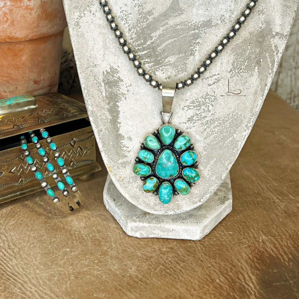 The Sonoran Mountain Turquoise Pendant