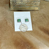 Turquoise Square Studs