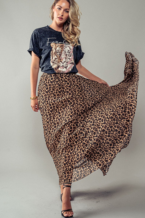 The Leopard Maxi Skirt