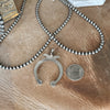 The Sterling Silver Stamped Naja Pendant