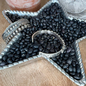 The Sterling Silver Studed Stacker Cuff