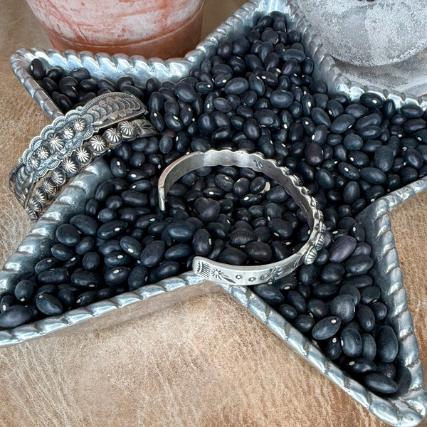 The Sterling Silver Studed Stacker Cuff