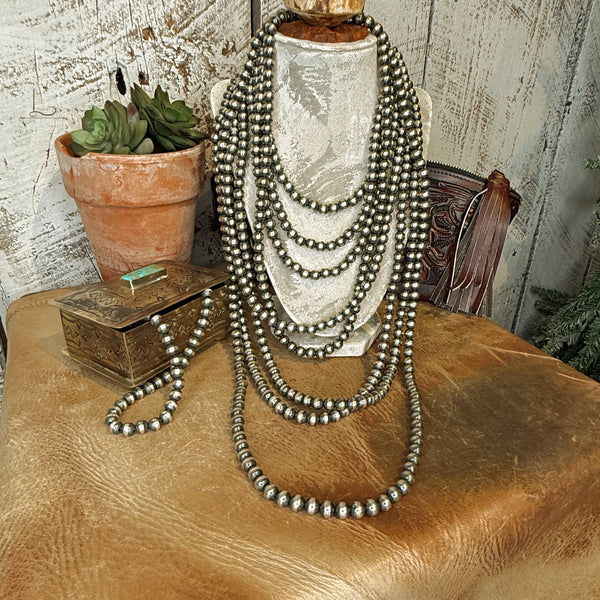 8mm Sterling Silver Pearls