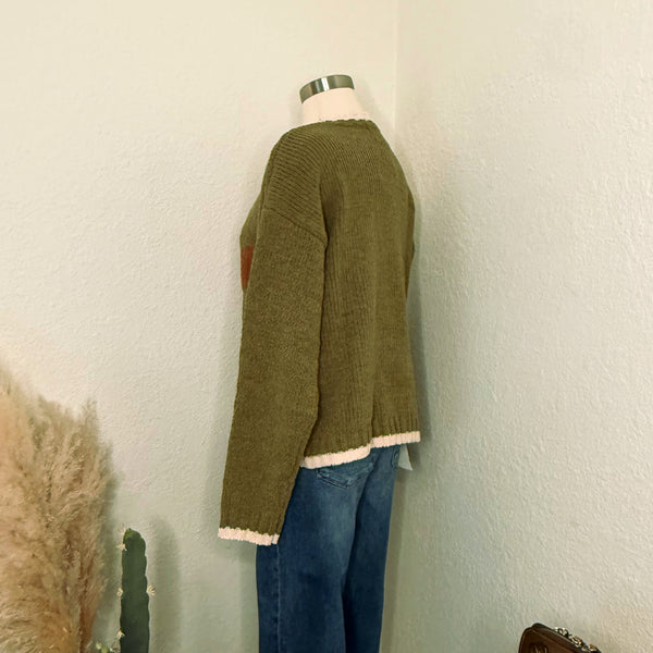 The All Hat Olive Sweater