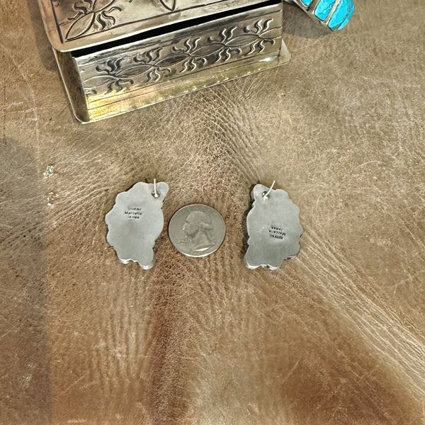 Azul Turquoise Half Cluster Earrings
