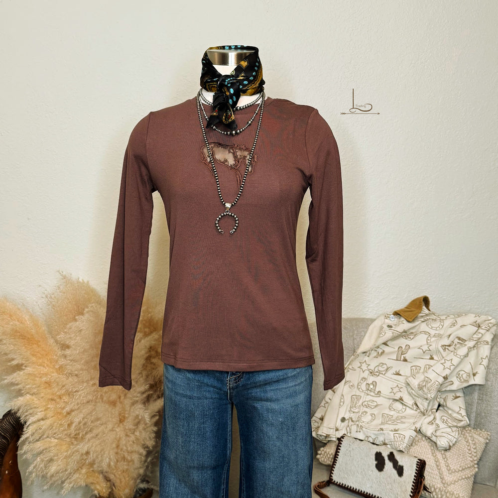 The Bronc Mocha Tee