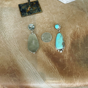 The Belone #8 Turquoise Earrings