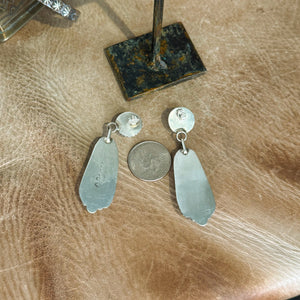 The Belone #8 Turquoise Earrings