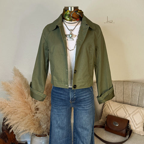 The Brooklyn in Olive~ Jacket