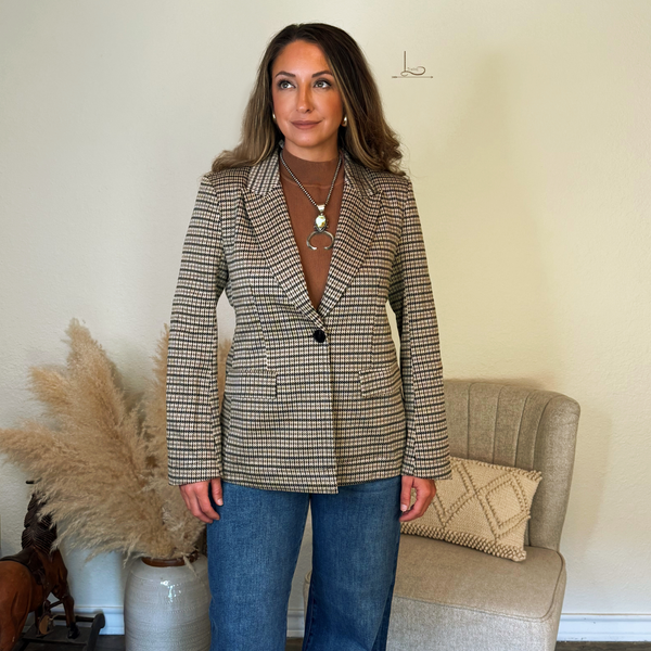 The Cullen Plaid Blazer