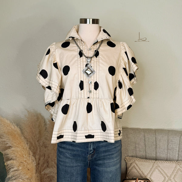 The Camden in Cream & Black