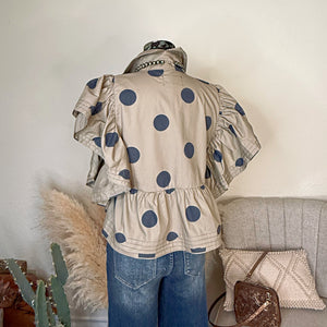 The Camden in Taupe & Navy