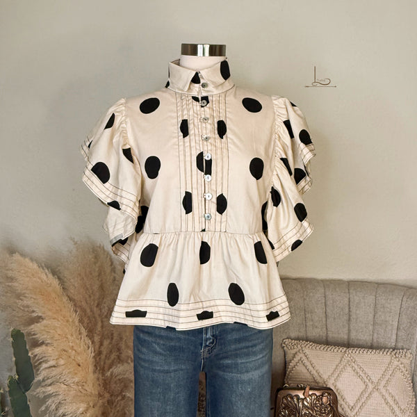 The Camden in Cream & Black