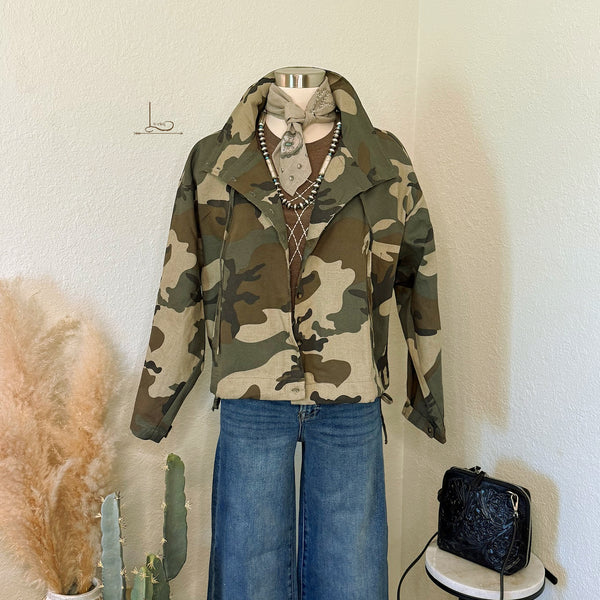 The Kingsville Faded Camo Jacket