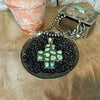 The Chimney Butte Turquoise Cross Pendant