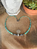 The Graduated Turquoise & Sterling Silver Pearl Necklace