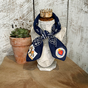 Donkey Love Bandana in Navy