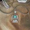 The Sonoran Turquoise Thunderbird Pendant