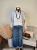 The Equestrian Cardigan in Grey