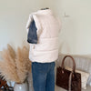 The Everett Puffer Vest in Cream