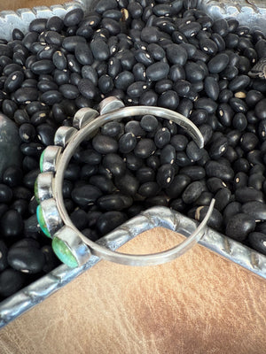 The Sonoran Turquoise Siete Cuff