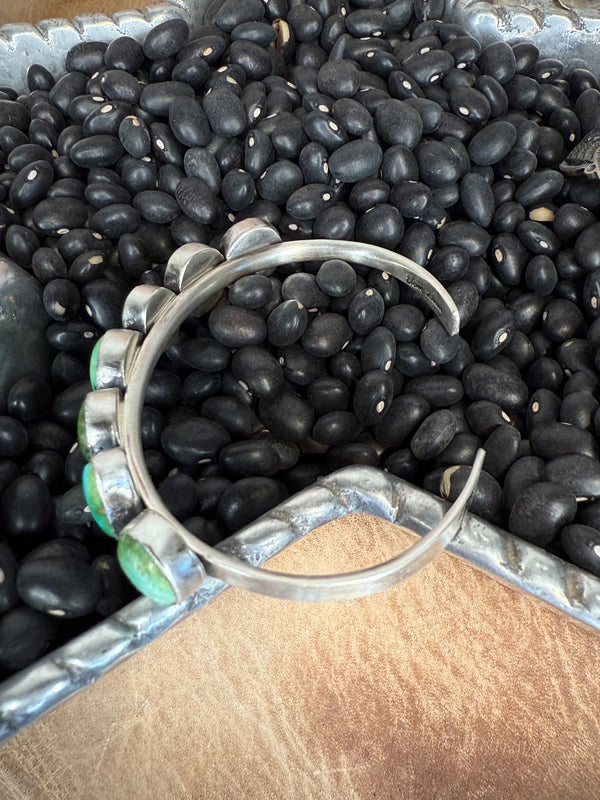 The Sonoran Turquoise Siete Cuff