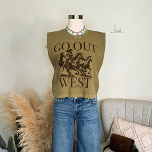 GO OUT WEST ~Graphic Boxy Tank