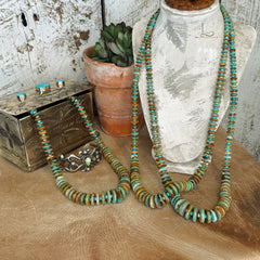 The Graduated Verde Turquoise Necklace