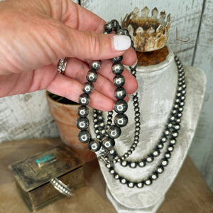 The Grande Graduated Sterling Silver Pearls