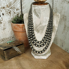 The Grande Graduated Sterling Silver Pearls
