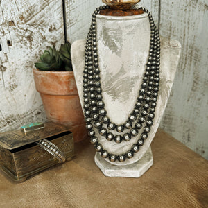 The Grande Graduated Sterling Silver Pearls