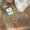 Heishi Turquoise & Sterling Silver Barrel Pearl Necklace