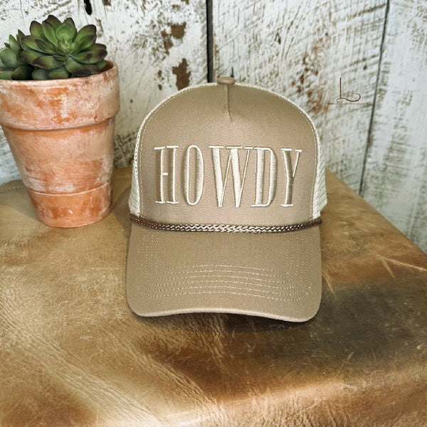 HOWDY ~ Trucker Hat