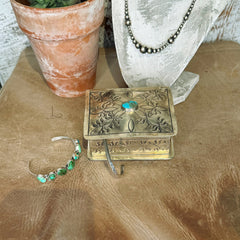 Hand Stamped Silver Box
