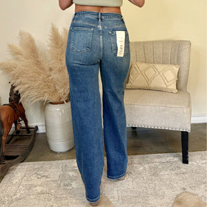 The Harley Wide Leg Jeans w/Tummy Control
