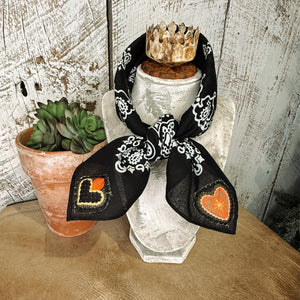 Love and Prayers Bandana in Black
