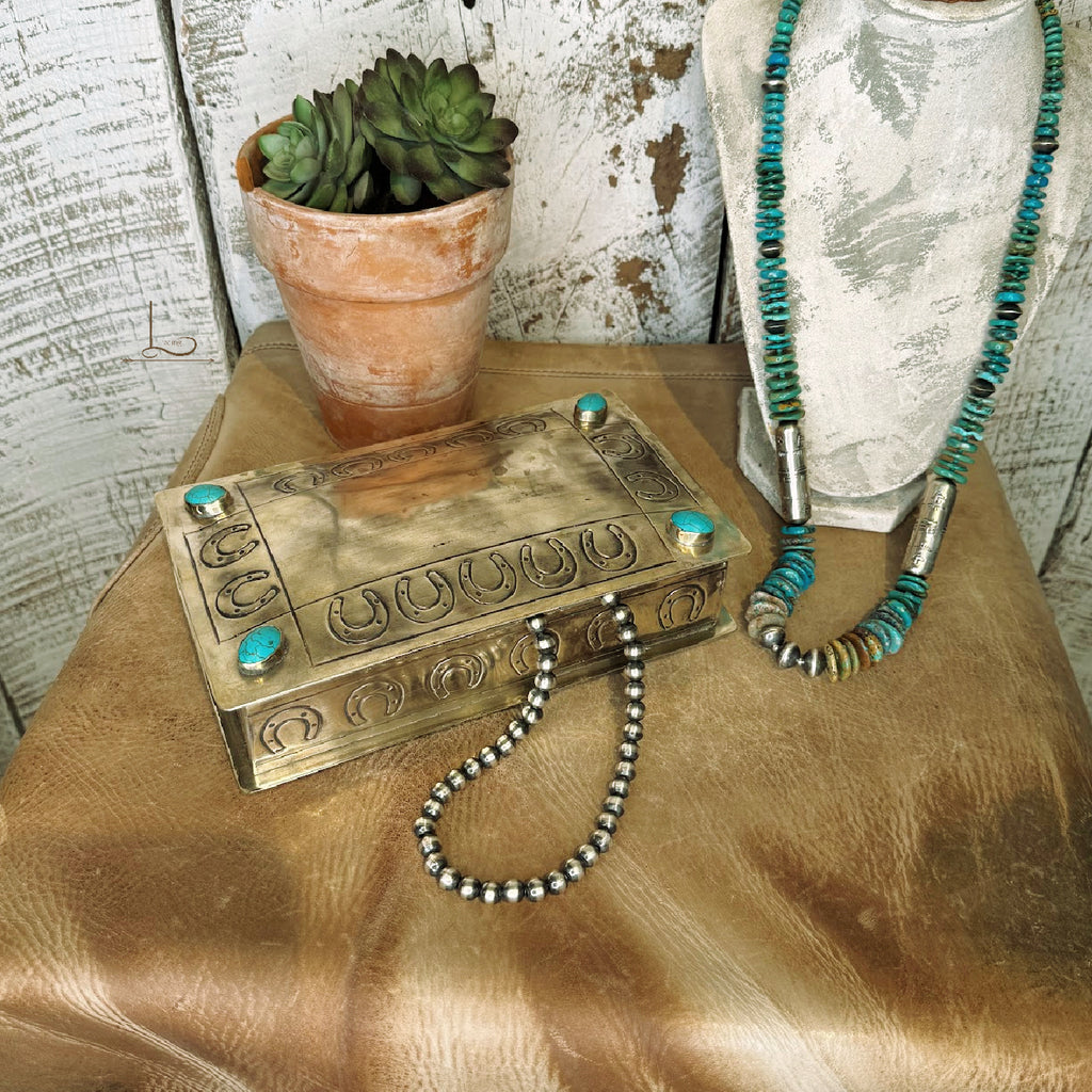 The Stamped Horseshoe Box