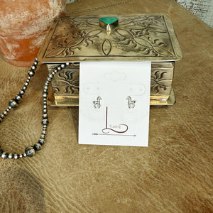 The Tiny Sterling Silver Horse Studs