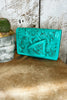 El Guantes Clutch/Crossbody in Turquoise