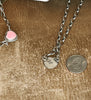 The Pink Heart Conch Sterling Necklace
