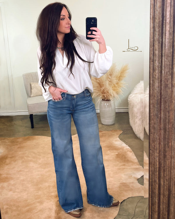 The Katy ~ Wide Leg Jeans